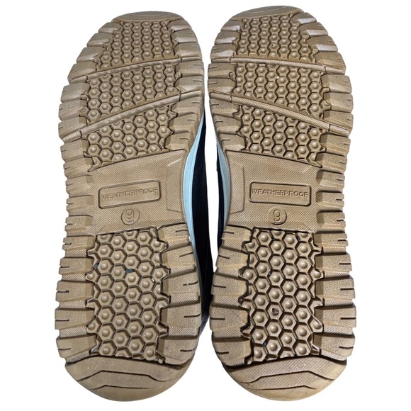 Brand New WEATHERPROOF Mens Landon Brown Suede Leather Laced Winter Boots Size 9 - Picture 7 of 9